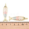Brass Enamel Pendants KK-CBA3297-05C-G06-3
