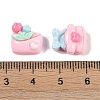 Opaque Resin Decoden Cabochons CRES-M036-08-3