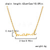 Mother's Day 304 Stainless Steel Word Mama Pendant Necklaces for Women FS-WG8A099-07-1
