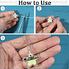 Alloy Brooch Convert Necklaces Pendant Hooks FIND-SC0019-05-6