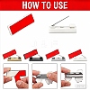 Plastic Adhesive Back Bar Pins with Iron Pins JEWB-B045-01G-3