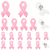  20 Sets 3 Sizes Breast Cancer Awareness Ribbon Enamel Pin JEWB-NB0001-19-1