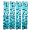 1 Strand Synthetic Turquoise Dyed Beads Strands G-FH0002-59B-1