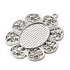 Alloy Pendant Cabochon Settings PALLOY-CJX88-P-LF-2