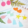 SUNNYCLUE DIY 6Pairs Solid Color Earring Making Kits DIY-SC0015-32P-4