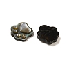 Natural Black Lip Shell Cat Paw Print Beads SHEL-M021-04-2