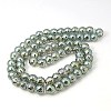 Electorplated Glass Beads EGLA-E003-05-2