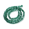 Electroplate Transparent Glass Beads Strands LS-EGLA-A035-T4mm-A18-2