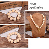 100Pcs 10 Style Unfinished Natural Wood European Beads WOOD-TA0001-55-18