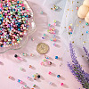 910Pcs 13 Colors Rainbow ABS Plastic Imitation Pearl Beads OACR-CD0001-10-7