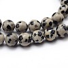 Natural Dalmatian Jasper Round Bead Strands X-G-J303-19-8mm-3