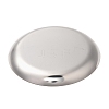 Non-Tarnish Flat Round 430 Stainless Steel Jewelry Display Plate X-STAS-P289-01P-2