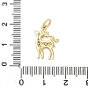 Brass Micro Pave Cubic Zirconia Pendants KK-K368-06D-G-3