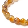 Natural Dyed White Jade Beads Strands G-M402-C04-14-4