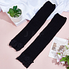 1 Pair Acrylic Fibers Long Mesh Lace Gloves AJEW-CN0006-67B-4