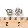 Non-Tarnish 316 Surgical Stainless Steel Bead Caps X-STAS-Q310-09B-P-3