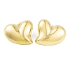 Left and Right Ion Plating(IP) 304 Stainless Steel Stud Earrings for Women EJEW-A049-06G-1
