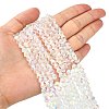Glass Beads Strands GF4mmC28-AB-5