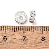 Brass Rhinestone Spacer Beads RB-A014-L7mm-01S-4