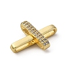 Brass Micro Pave Cubic Zirconia Pendants KK-Q070-01E-G-2