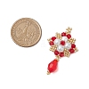 Seed Beads Beaded Charms PALLOY-MZ00362-01-2