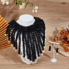 Ethnic Wood Beaded Necklaces & Dangle Earring Sets SJEW-WH0004-11-4
