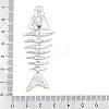 304 Stainless Steel Big Pendants SA-CBA8E58-10B-GP-3
