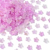 93G Frosted Acrylic Bead Caps FACR-YW0001-10G-1