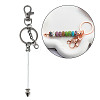 Metal Beadable Keychains KEYC-D288-02B-1