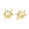 Alloy & ABS Plastic Pearl Pendants PL-CBAF039-01G-2