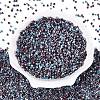 Opaque Picasso Cylinder Glass Beads SEED-Q039-06A-14-2