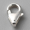 925 Sterling Silver Lobster Claw Clasps STER-WH0017-04S-1
