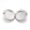 Tarnish Resistant 304 Stainless Steel Locket Pendants STAS-L219-06P-3