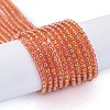 Electroplate Glass Beads Strands EGLA-K014-A-FR03-2
