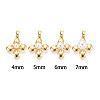 Brass Cup Pearl Peg Bails Pin Pendants KK-T079-21G-3