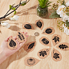 24Pcs 12 Styles Kraft Paper Plant Identification Cards DIY-WH0699-34-3