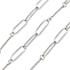 304 Stainless Steel Oval Link Chains CHS-H117-16P-1