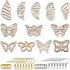 SUNNYCLUE DIY Hollow Butterfly Dangle Earrings Making Kit DIY-SC0024-05-1