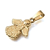 304 Stainless Steel Pendants STAS-G400-03G-03-2