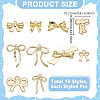 40Pcs 10 Styles Alloy Pendants FIND-HY0004-13-2