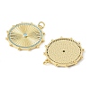 Brass Micro Pave Sky Blue Cubic Zirconia Pendants CU-CBA9CBD-02G-2
