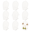 FINGERINSPIRE 10Pcs L-Shaped Acrylic Slant Back Earring Display Stands EDIS-FG0001-64-1