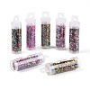 7 Bottles DIY Glass Seed Beads Sets DIY-N006-02G-1