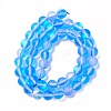 Synthetic Moonstone Beads Strands G-E573-01B-19-2