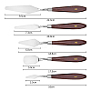 Stainless Steel Palette Knives Set DRAW-PW0001-194-3