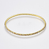 Brass Claw Chain Stretch Bracelets BJEW-T010-03G-08-2