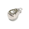 Brass Micro Pave Cubic Zirconia Pendants KK-L229-001P-09-2