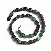 Natural Ruby in Zoisite Beads Strands G-D0002-D69-2