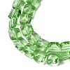 Transparent Glass Beads Strands GLAA-L050-A15-3