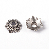 Tibetan Style Flower Bead Caps X-LFH10352Y-1